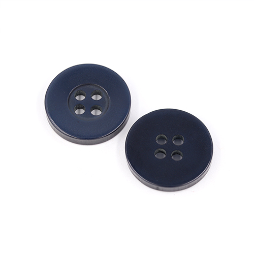 22541 Sullivans 17mm Round Plastic Button 4 Hole - Navy - Bag Of 100