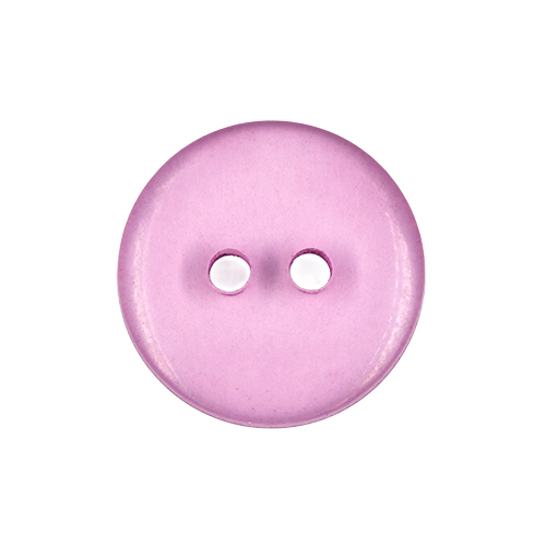 22579 Sullivans 16mm Round Clear Plastic Button 2 Hole - Lilac - Bag Of 100