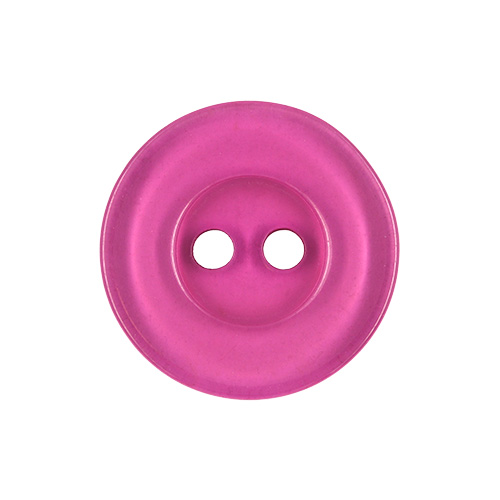 22624 Sullivans 18mm Round Clear Plastic Button 2 Hole - Grape - 142 In A Tube