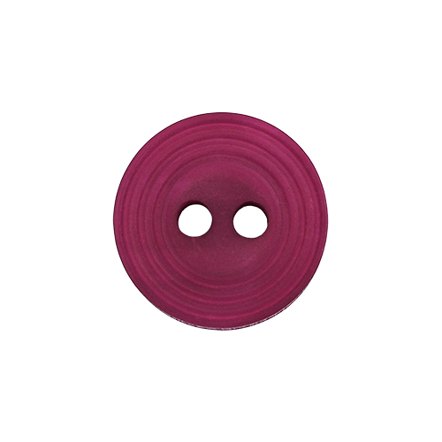 22653 Sullivans 12mm Round Plastic Button 2 Hole - With  Ridges - Grape - Bag Of 100