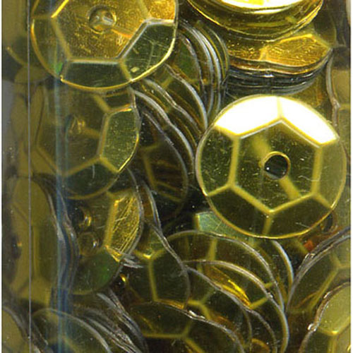 29027 Sequin Cup 6mm Gold