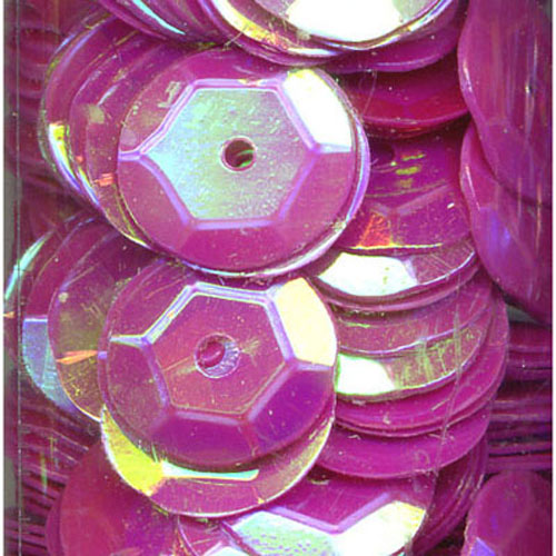 29038 Sequin Cup 6mm Laser Magenta