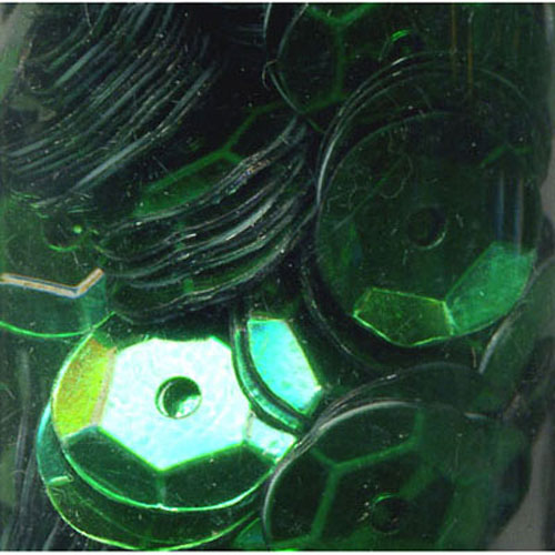 29043 Sequin Cup 6mm Dark Green