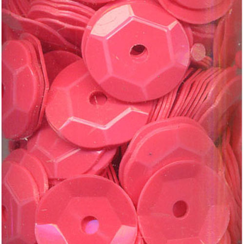 29051 Sequin Cup 6mm Fluro Pink