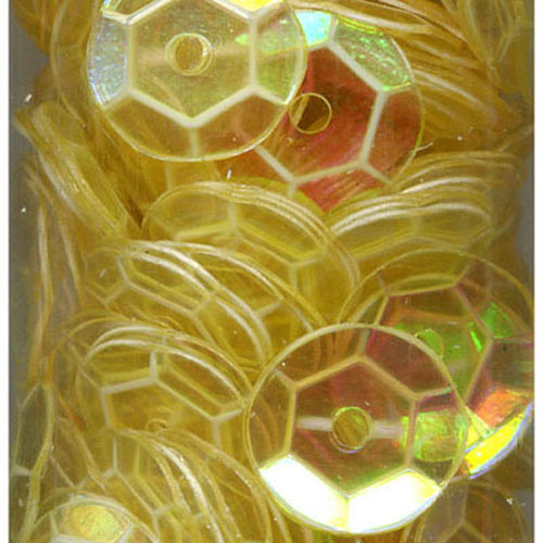 29085 Sequin Cup 8mm Light Yellow