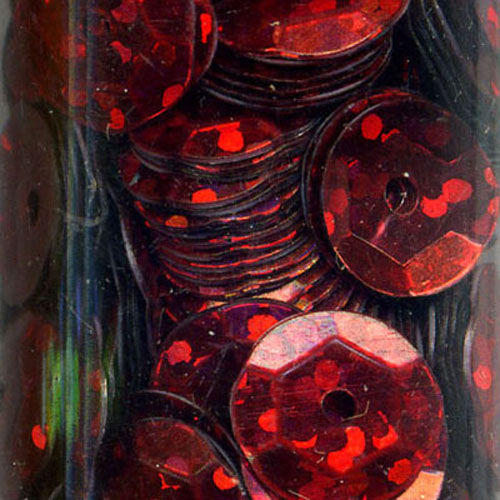 29095 Sequin Cup 8mm Red