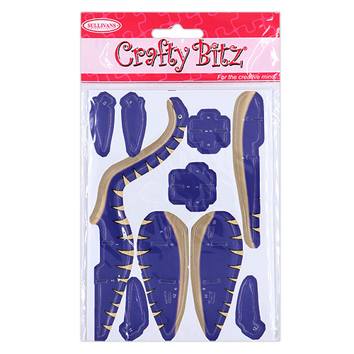 29789 Diy Mini 3d Puzzle Dinosaur Blue