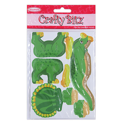 29790 Diy Mini 3d Puzzle Dinosaur Green