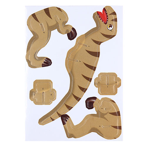 29792 Diy Mini 3d Puzzle Dinosaur Tan