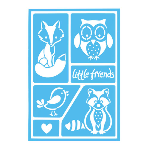 29817 Sully Adhesive Stencil - 1pc - Little Friends 