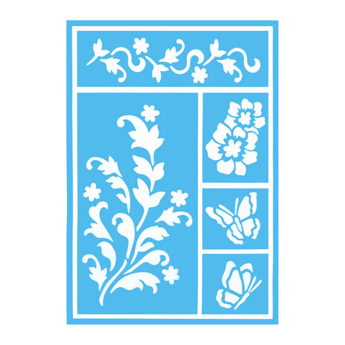 29825 Sully Adhesive Stencil - 1pc - Butterfly