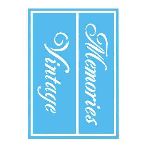 29828 Sully Adhesive Stencil - 1pc - Memories 