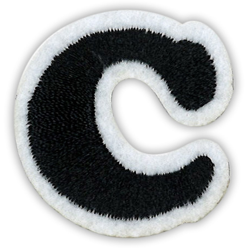 29876 Motif Iron On 35mm Black C