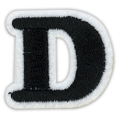 29877 Motif Iron On 35mm Black D