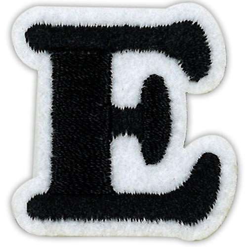 29878 Motif Iron On 35mm Black E