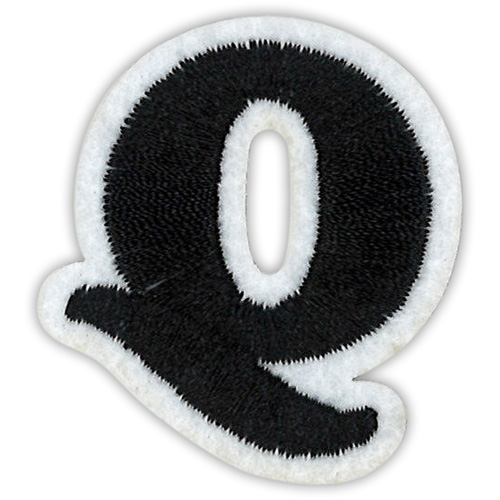 29890 Motif Iron On 35mm Black Q