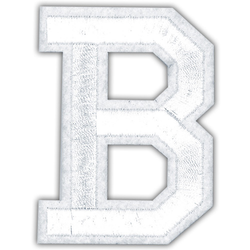 29911 Motif Iron On 75mm White B