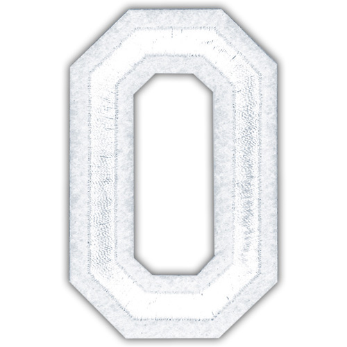 29936 Motif Iron On 75mm White 0