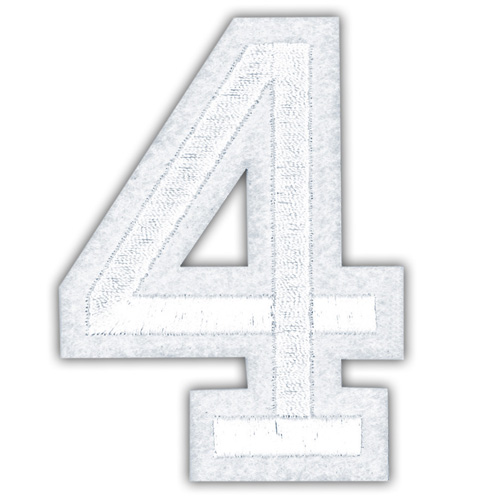 29940 Motif Iron On 75mm White 4