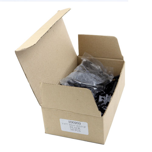 34989 End Stop Black