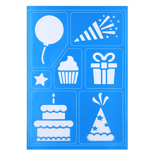 35951 Sully Adhesive Stencil - 1pc - Party