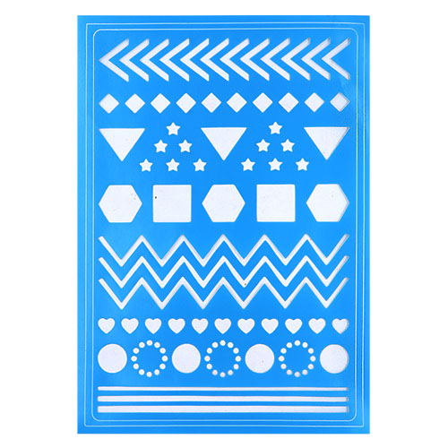 35953 Sully Adhesive Stencil - 1pc - Symbols