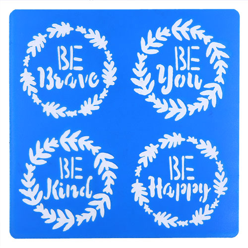 35957 Sully Flexible Stencil - 1pc - Be Brave