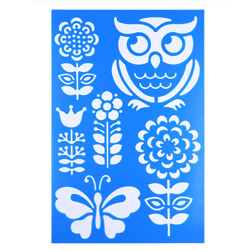35960 Sully Flexible Stencil - 1pc - Owl
