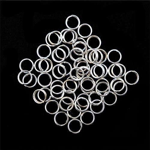 36775 Sullivans 6mm Split Rings - Silver - 60pcs