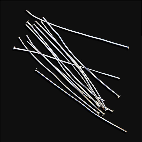 36933 Sullivans 60mm Head Pins - Silver - 15pcs