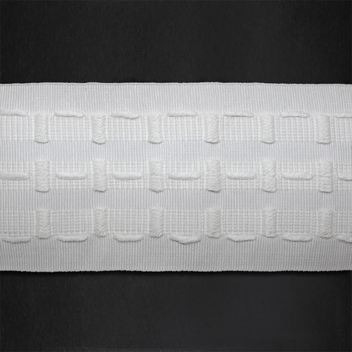 37034 Curtain Tape 77mm White