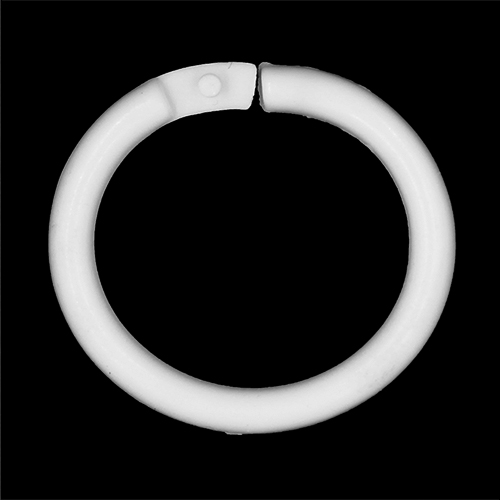37106 Sullivans 25mm Split Ring - White 10 Pcs
