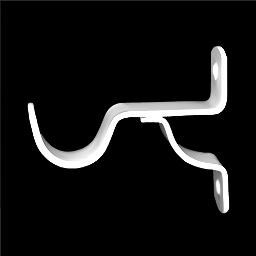 37498 Sullivans 50mm Stay Bracket - White - 2pcs