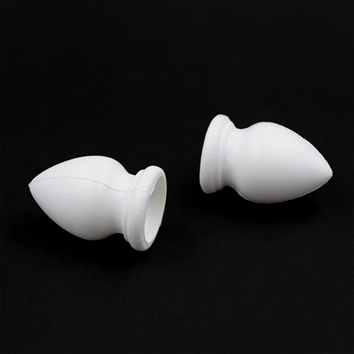 37529 Acorn Finial For 16mm Rods White