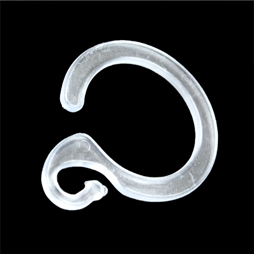 37558 Sullivans 35mm Plastic Shower Hooks - 10pcs