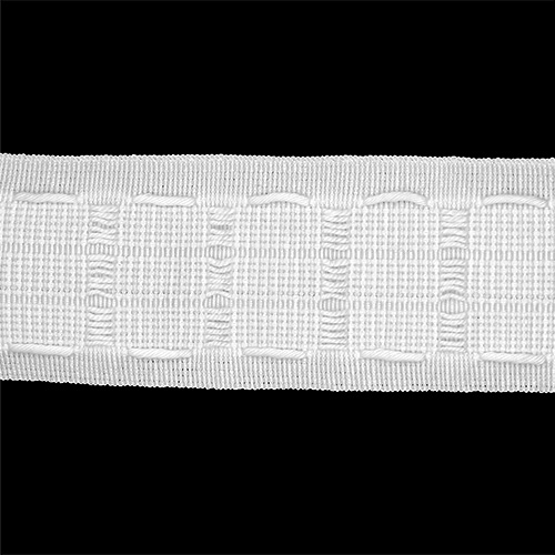 39401 Curtain Tape 50mm White