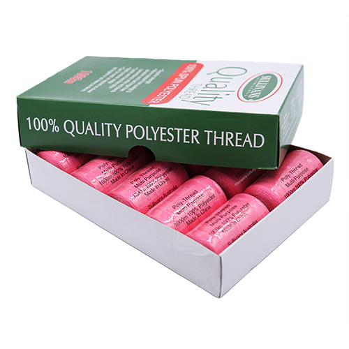 40177 Sullivans Polyester Thread - 1000m - Fluro Pink