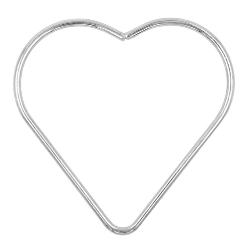 45982 Crafty Bitz 80mm Metal Heart Ring 