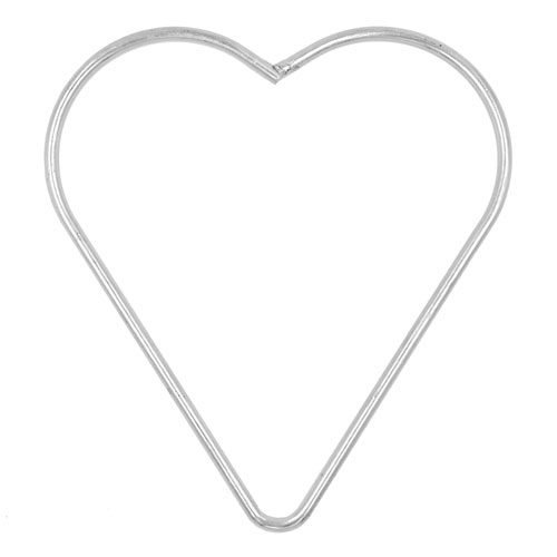 45983 Crafty Bitz 100mm Metal Heart Ring 