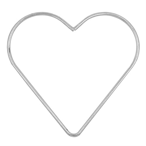 45984 Crafty Bitz 120mm Metal Heart Ring 