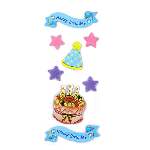 47405 Handmade Sticker Birthday