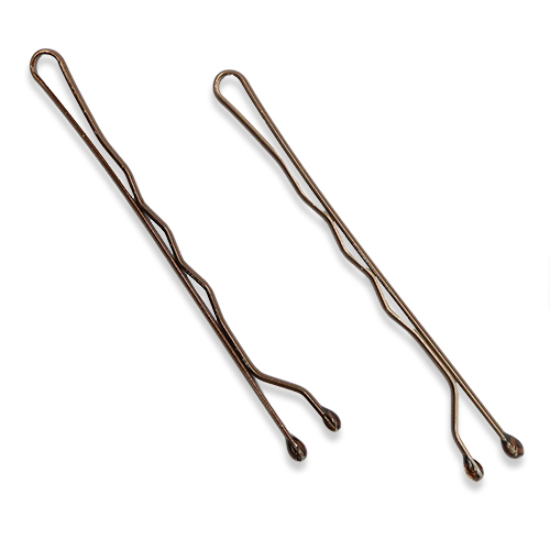47771 Envi 4.5cm Bobby Hair Pins - 25pk - Brown