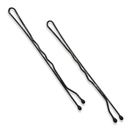 47773 Envi 6.4cm Bobby Hair Pins - 25pk - Black 