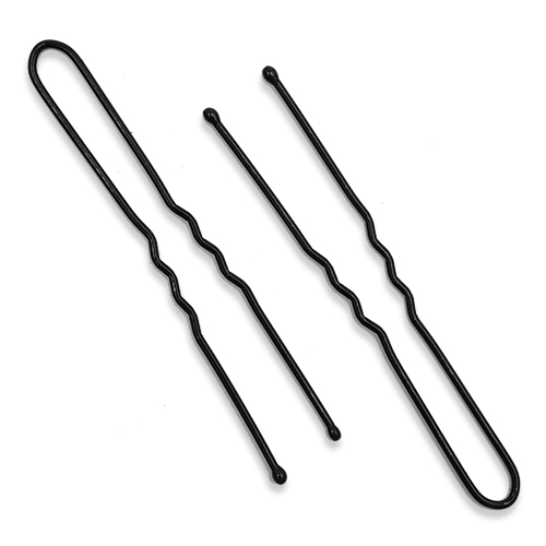 47775 Envi 5cm Fringe Hair Pins - 50pk - Black 