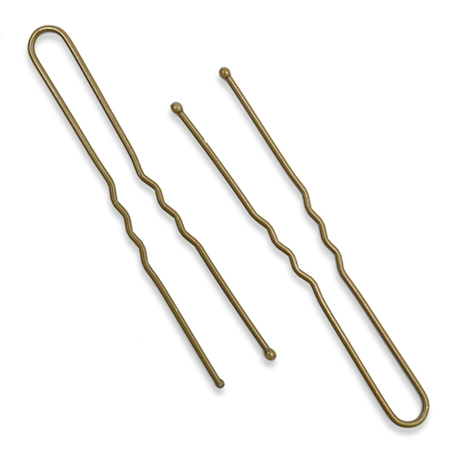 47776 Envi 5cm Fringe Hair Pins - 50pk - Brown