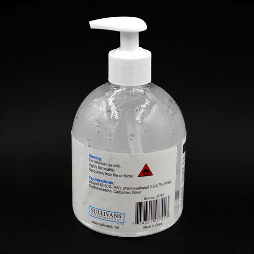 47791 Sullivans Alcohol Hand Sanitiser - 500ml