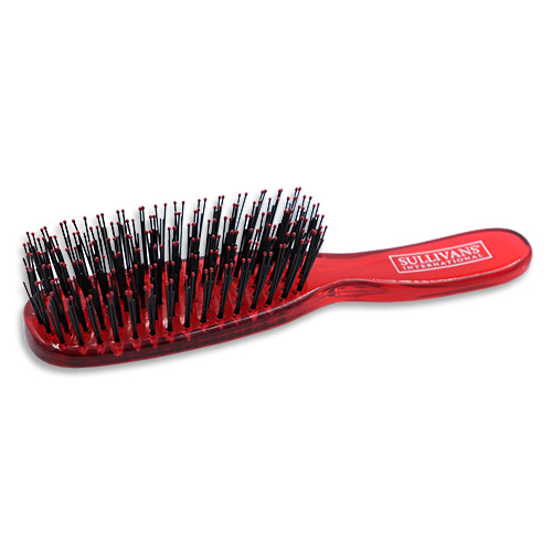 47801 Sullivans Detangling Hair Brush - Purse - Red