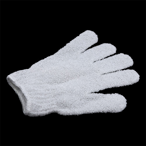 47988 Sullivans Exfoliating Gloves - White