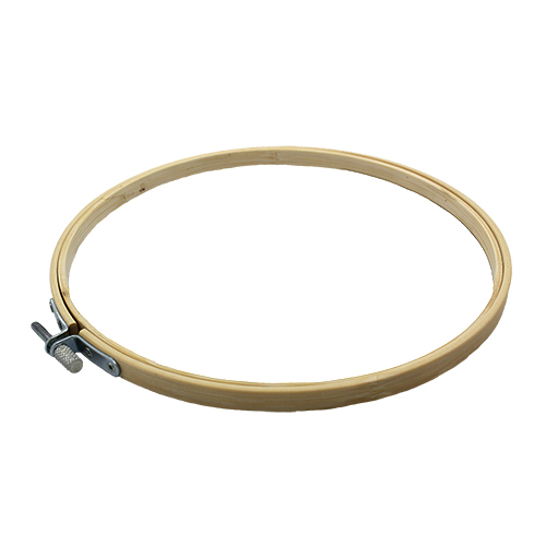 48025 Sullivans Bamboo Embroidery Hoop - 8"/20cm