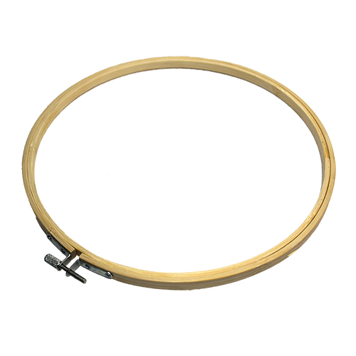 48026 Sullivans Bamboo Embroidery Hoop - 10"/25cm